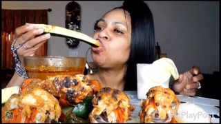Food Porn. Tongue Out. Mouth Wide. Asmr Eaters 5