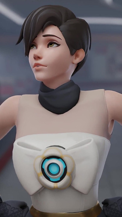 Tracer Got Bored with Guys - Tight Hole Double Penetration 3D Overwatch Animation