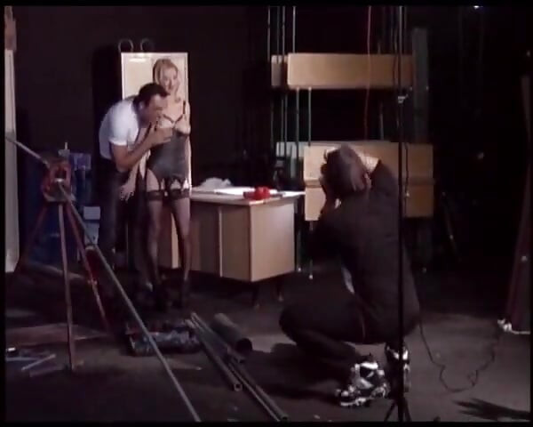 Perfect Blonde Secretary Got Fucked by Her Boss in Front of Her Hubby