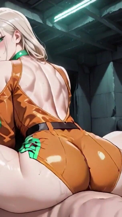 Azgın sarışın hentai hatun emiyor ve derelict warehouse'da sert sikişiyor | Klip 2