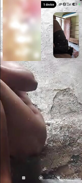 Nude bath  with bhabhi videocall