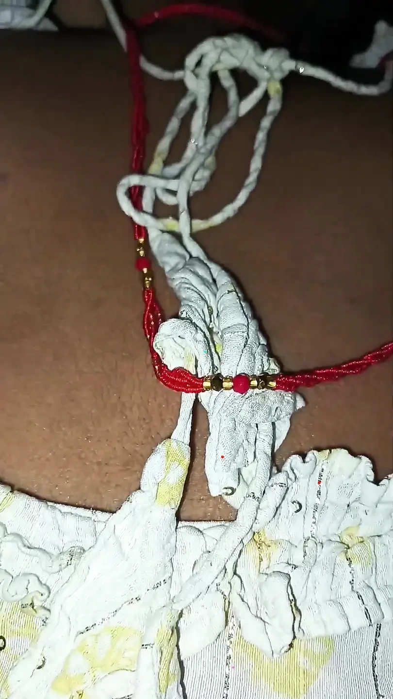 Thick hair in my thick pussy at night I fucked my pussy in doggy style by sliding my panty tights and I killed my pussy.