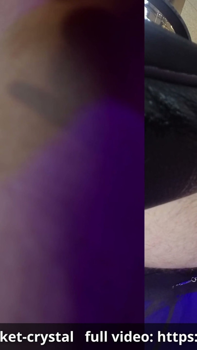 Fucking my kiiroo pocket crystal stroker | Clip 3