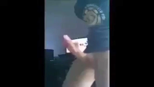Me jerking my big cock