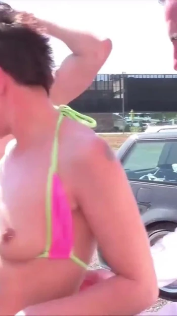 Powerful moment from "TWO TEEN COUPLES CHANGE HER GF TO FUCK OUTDOOR AT CAR"