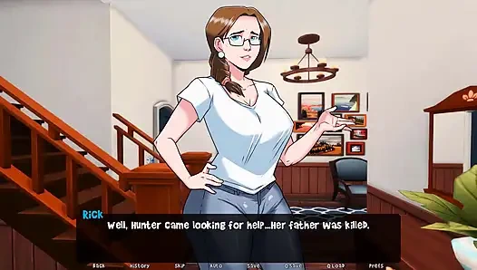 Kötülüğün şafağı: üvey anne üvey oğlunun büyük yarağına binerken edepsizce konuşuyor bölüm 36