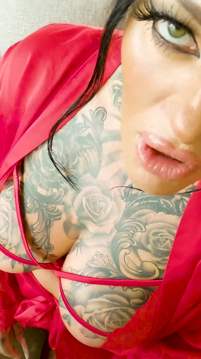 BBW milf drools on BBC