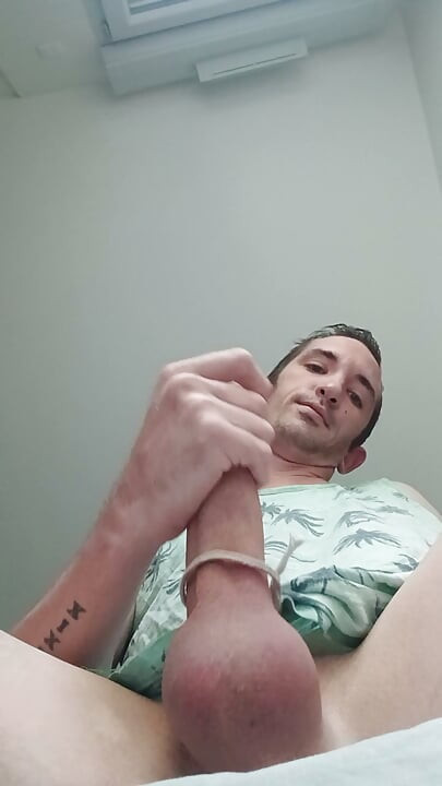 XXL penis of a young guy with his big cumshot
