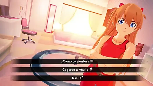 Fantasi hentaiku - ngentot memek sempit adik tiri evangelion di kamarnya