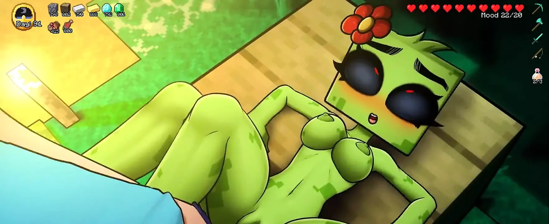 Kraf Miang Minecraft - Bahagian 48 Seks Creeper Terbaik Oleh Loveskysanhentai