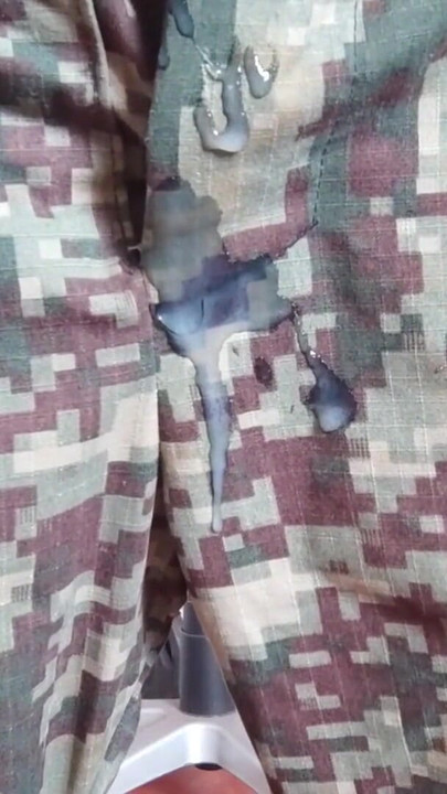 Key moment from "Pulsating cock as stud shoots his load"