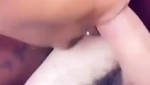 Cee Cee Sucking dick like usual. Bossman got her under wraps