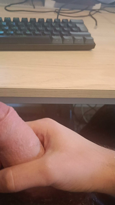 Masturbating alone