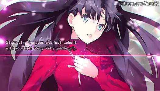 Rin Tohsaka eğlencesi için seni hızlı boşaltıyor (hızlı çekim 31 talimatı)