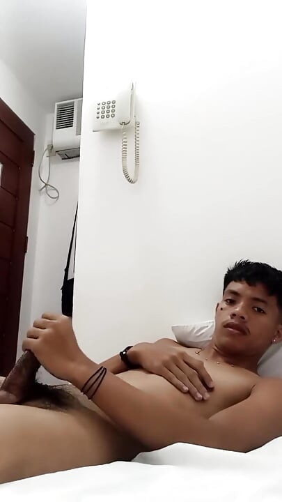 Stepdaddy's Hot Twink Jerks off While Begging for Cum