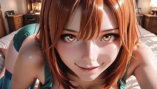 Azgın küçük kızıl saçlı pixie yatağın içine boşalmak için yalvarmayı bırakamıyor