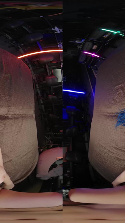 Thrilling moment from "BaDoinkVR Jewelz Blu Is One Of Those Girls Who Gets Extremly Turned On With New Technologies"