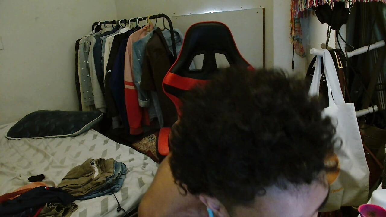 Femboy caugh exhibiting on cam
