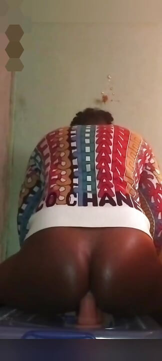 Black crossdresser ass
