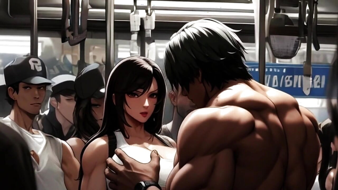 Tifa's Incredible Tits Get Noticed On The Midgar Train