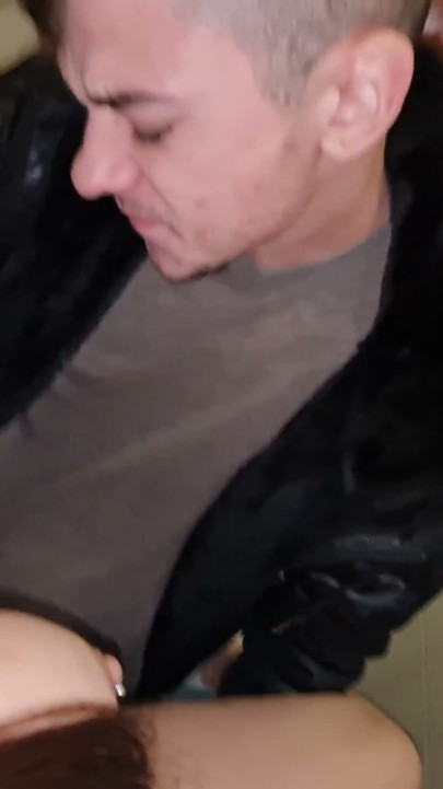 He Fucks the Waitress in the Bathroom She's 18