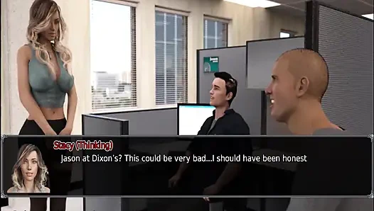 Ofis karısı #21 - Stacy Marcus'a elle muamele çekti ve dölünü emdi