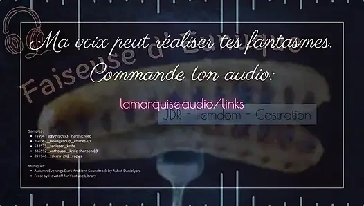 (teaser) Je te coupe la bite - French audio femdom castration