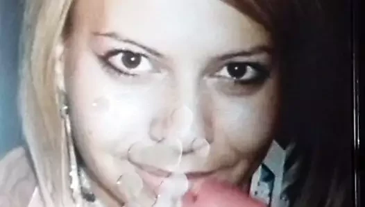 Cum üzerinde bir ucuz fahişe