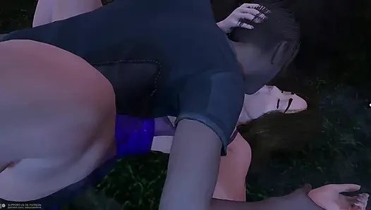 Outdoor lake hard fuck 3D SEX ANIMATION