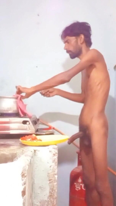 Hot boy Rajeshplayboy993 Cooking video part 2. Fingering in the ass, masturbating big nice cock | Clip 1