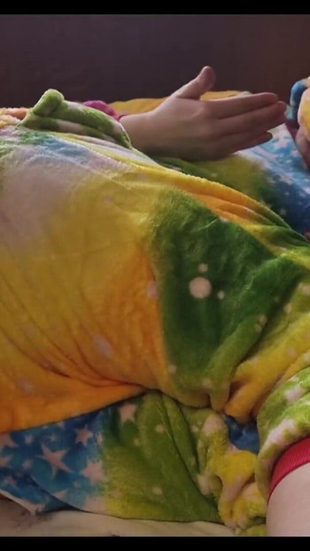 Jaw-dropping moment from "A babe in a unicorn costume shows off her ass"
