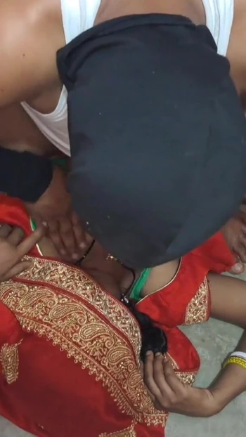 Powerful moment from "Indian newly married sexy Housewife Suhaagraat video"