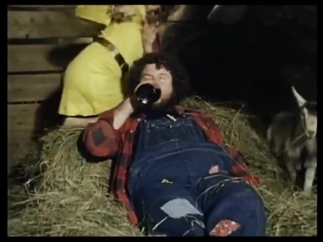 Big bear in barn vintage