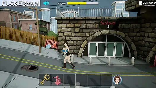 Komplettes gameplay - fickerman, straßennutten