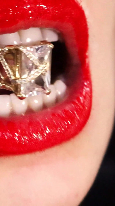 Lipstick & jewelry & nails fetish