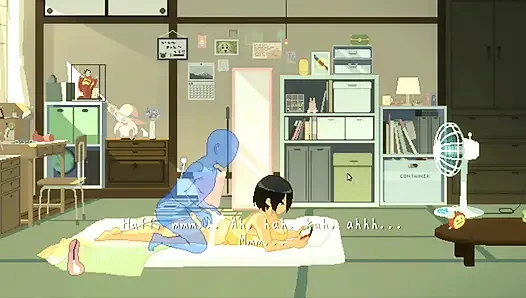 Hentai oyunu - büyük memeli kadının kırsalda vahşi yaz seksi