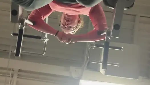 First Time Gym Orgasm!! Cumming at the Gym From an Ab Workout