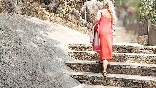 Mature Blonde Wife Enjoys Sex in the Evening