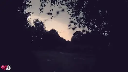 Horny Blonde Slut Gets Her Ass Fucked in the Thunderstorm!!
