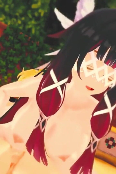 Genshin Impact - Columbina Hardcore Sex Scene with Aether - 3D Hentai Animation