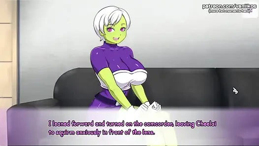 Dragon Ball Chelai küçük amının içine boşalıyor | Anime hentai porno oyunu | Waifuhub | Bölüm 2