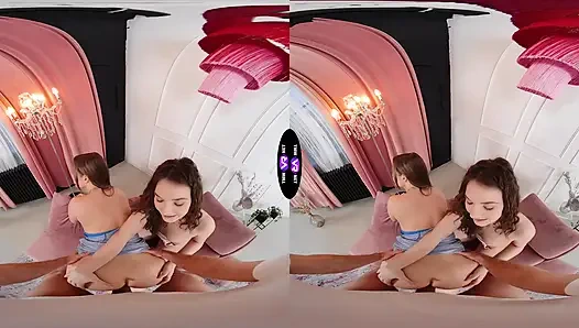 Две шлюшки, один член - лучшие друзья делят мясистую порцию спермы - TeenMegaWorld