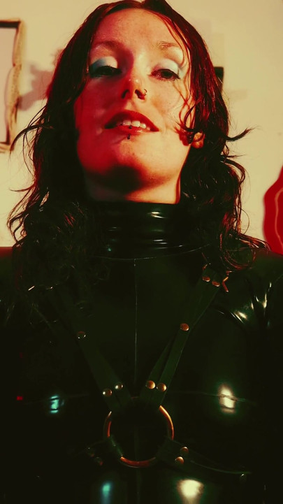 Divine Devotion: Latex Worship, Spit, Gas & Toilet Training POV