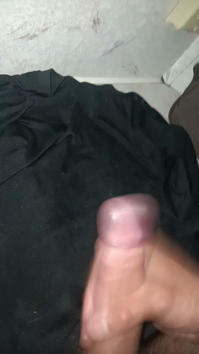 Uncircumcised cock tons of precum