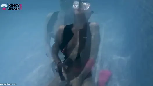 Underwater Bondage, Kink & Cum in My Tight Wetsuit