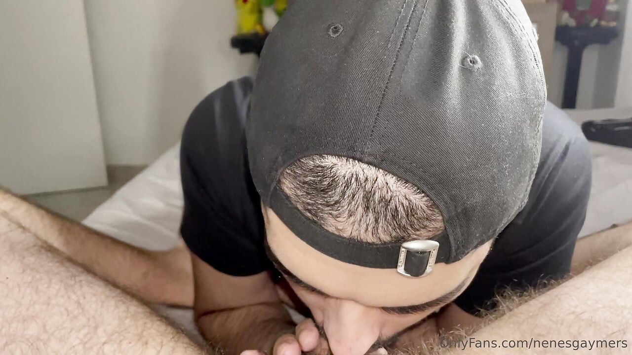 sucking my friend big dick, big cumshot