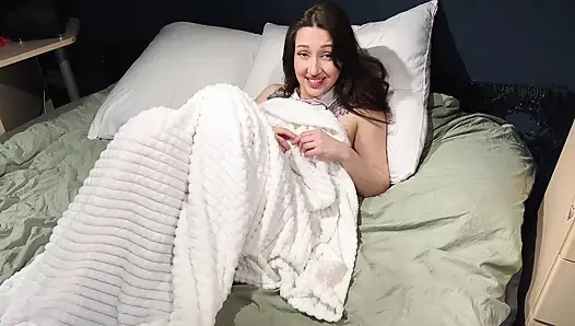 POV You Caught a College Girl Masturbating and Fucked Her, Cum