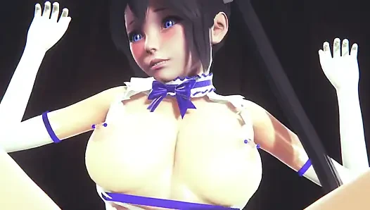 Hestia shows her lustful nature: DanMachi 3D Hentai