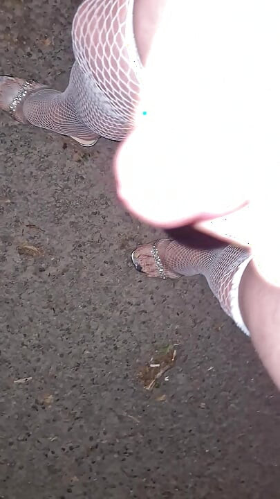 Cumshot in the parking lot