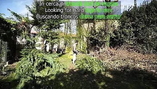 Ich suche HARTE TRUNKS zum Sägen! 🪚 (Amateursex im Wald)